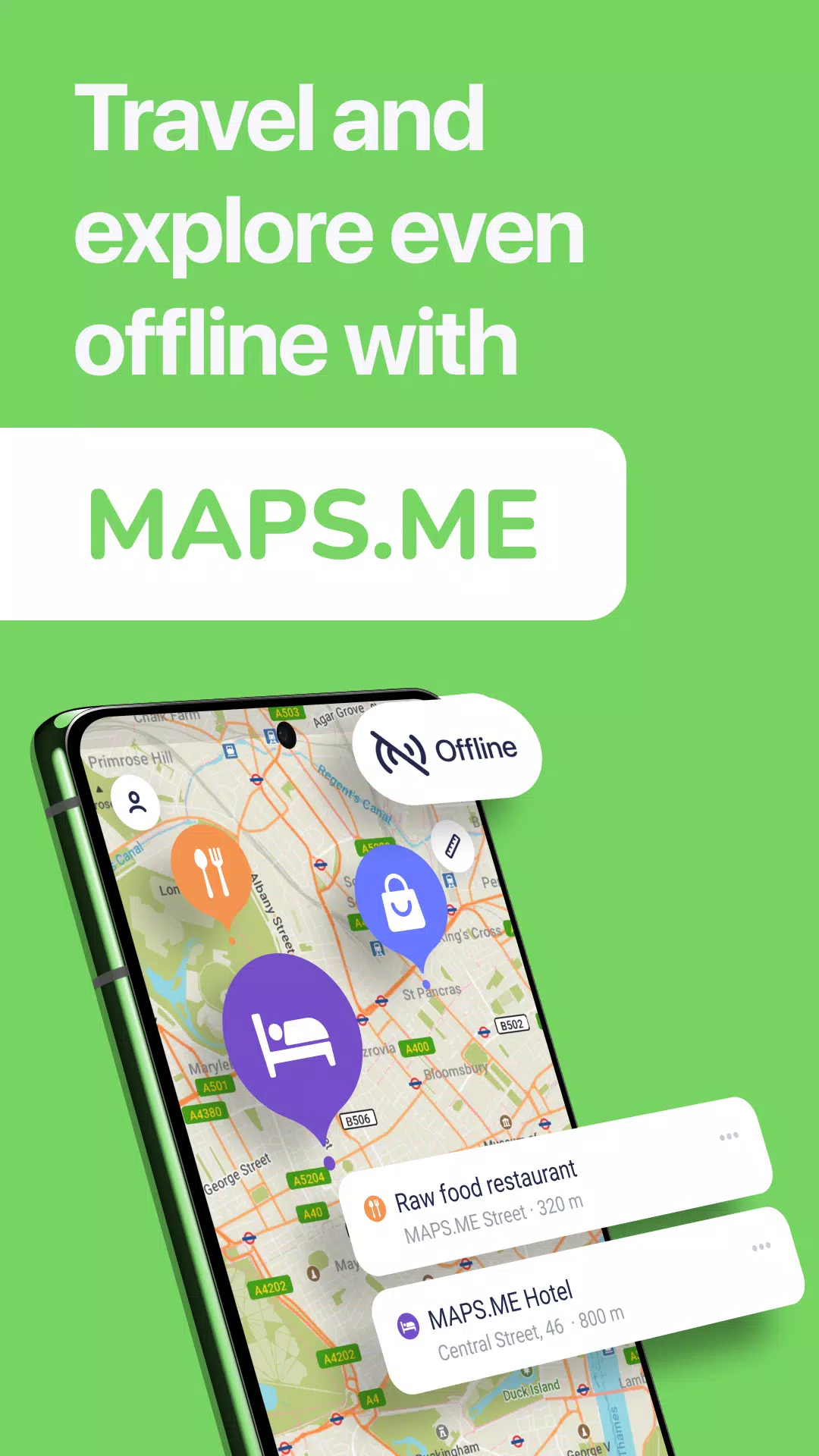 MAPS.ME: Offline maps GPS Nav スクリーンショット 0