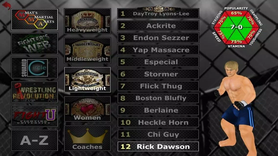 Weekend Warriors MMA应用截图第1张