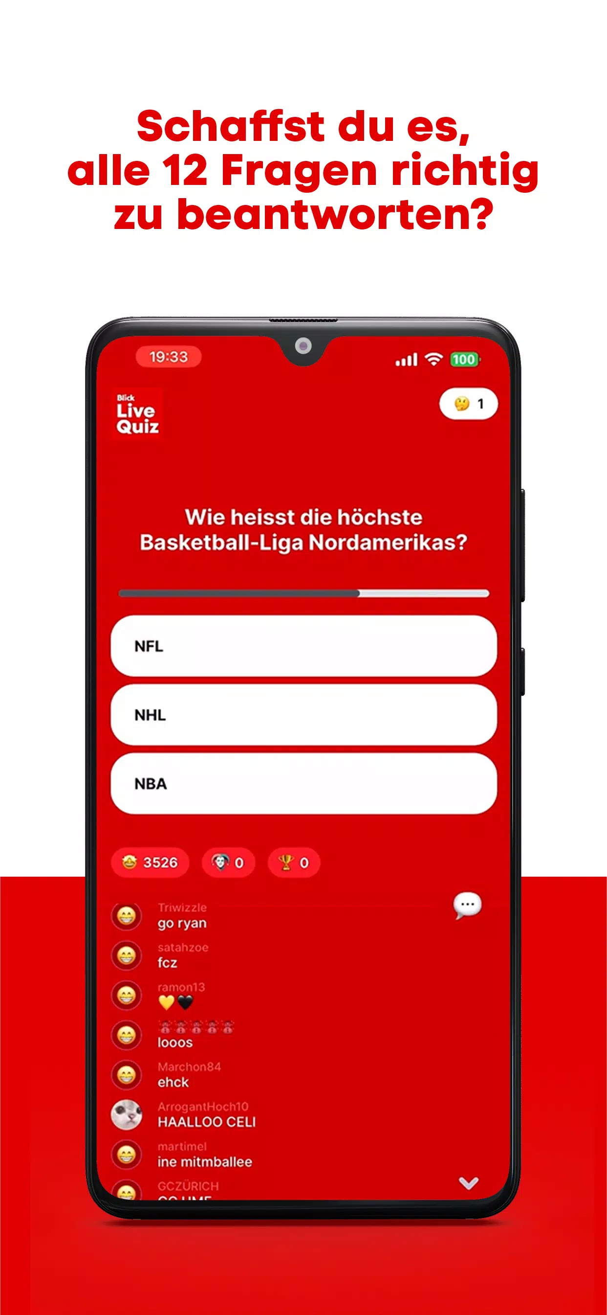 Blick Live Quiz应用截图第2张