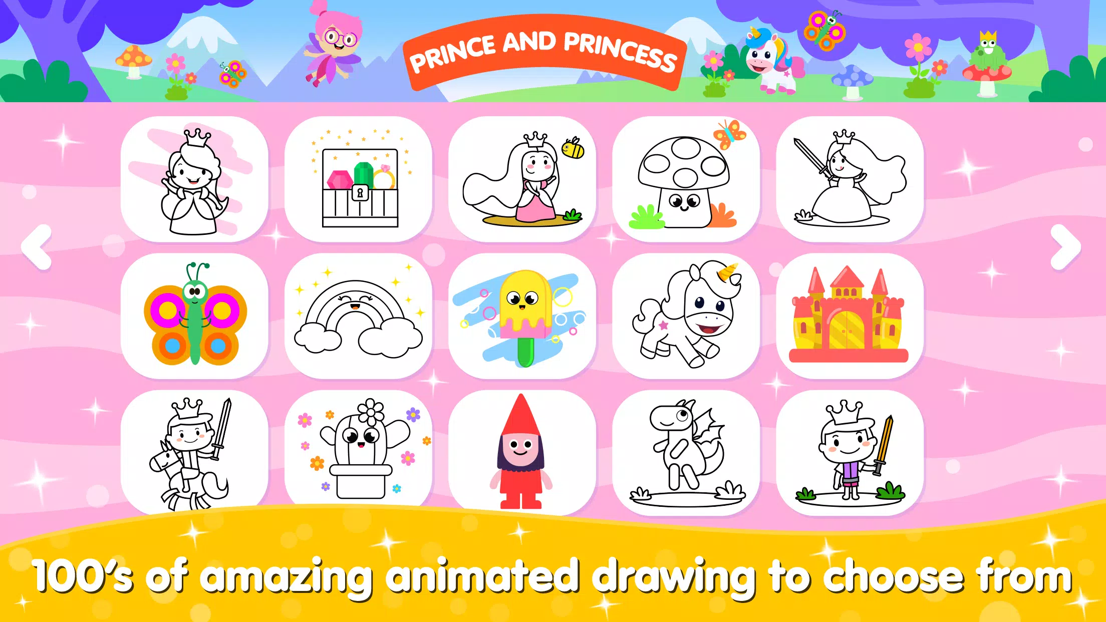 Schermata Coloring and Drawing For Girls 2