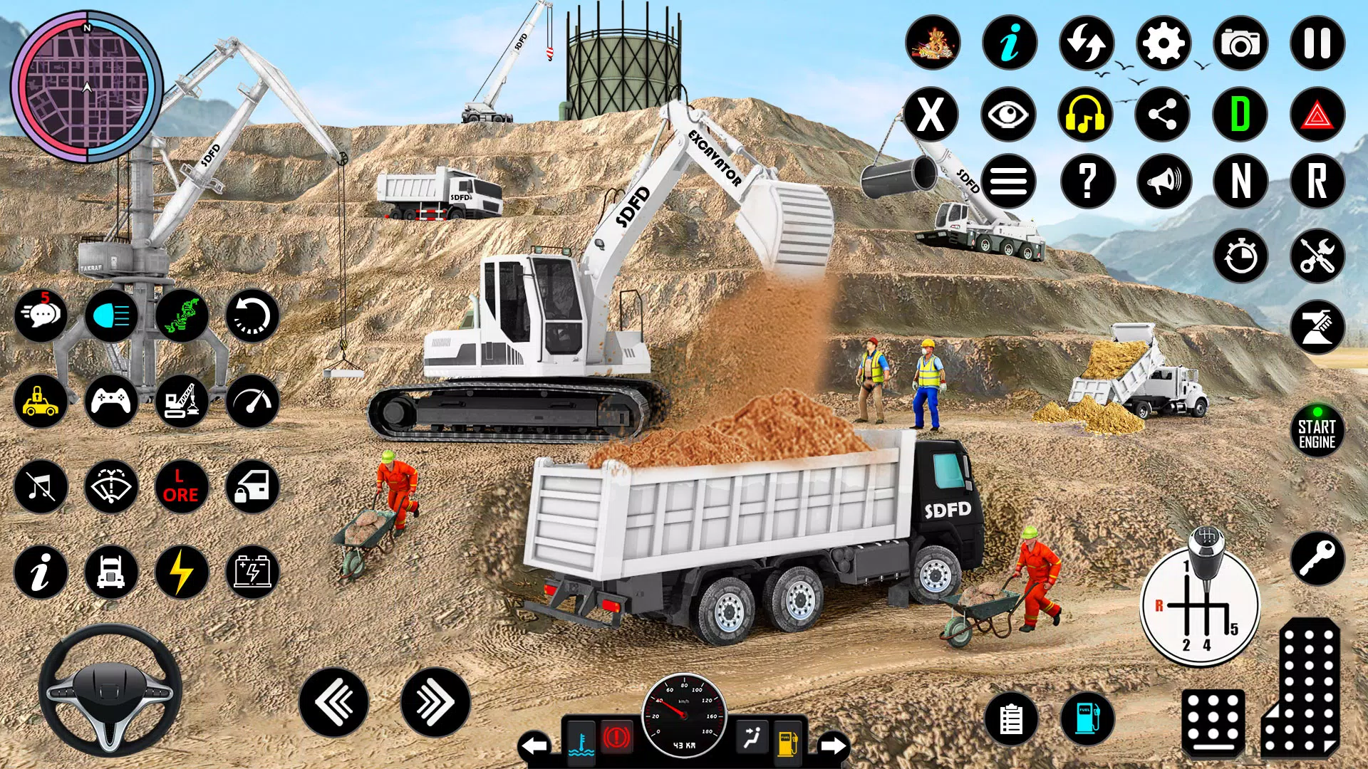 Snow Excavator Simulator Game Ekran Görüntüsü 0