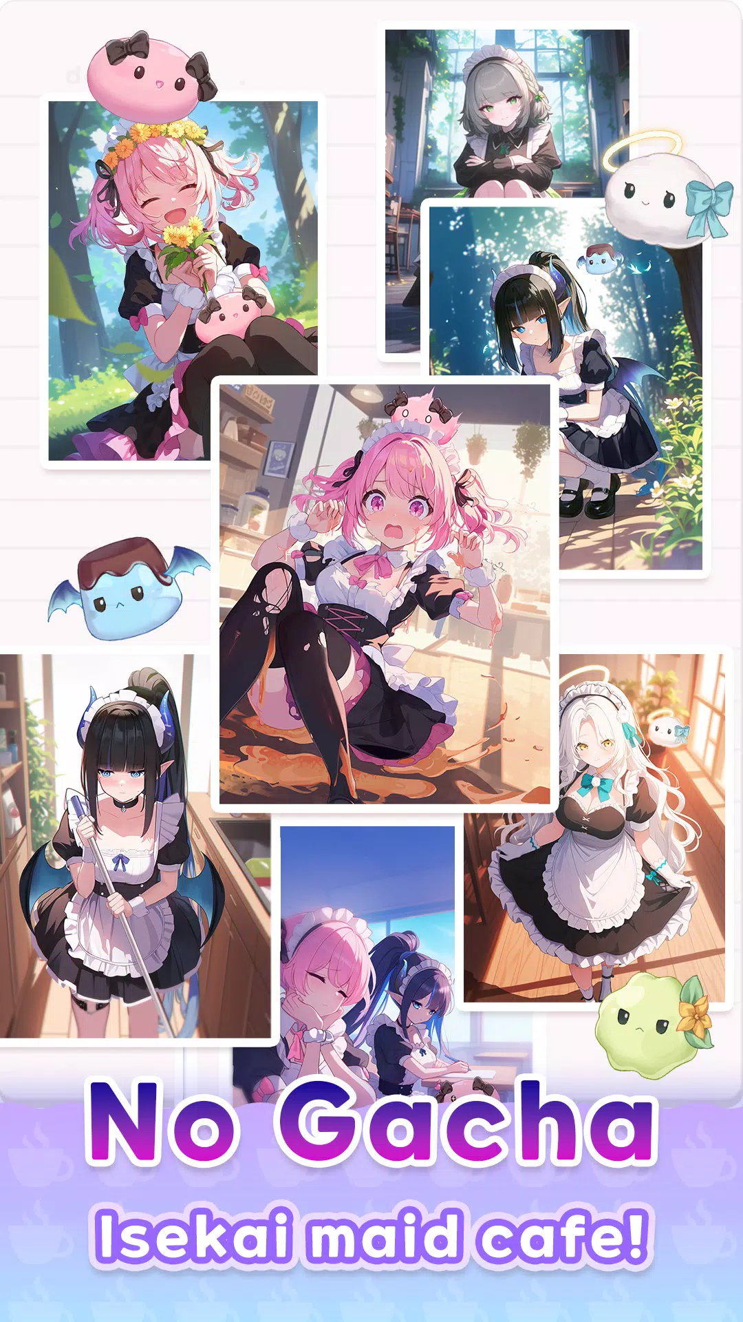 Merge Maid Cafe - Isekai Story 스크린샷 1