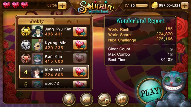 Solitaire Wonderland 스크린샷 1