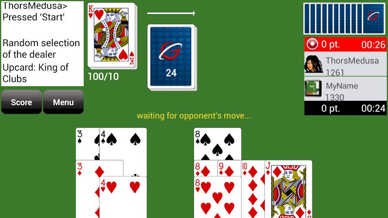 Gin Rummy GC Online Captura de tela 0