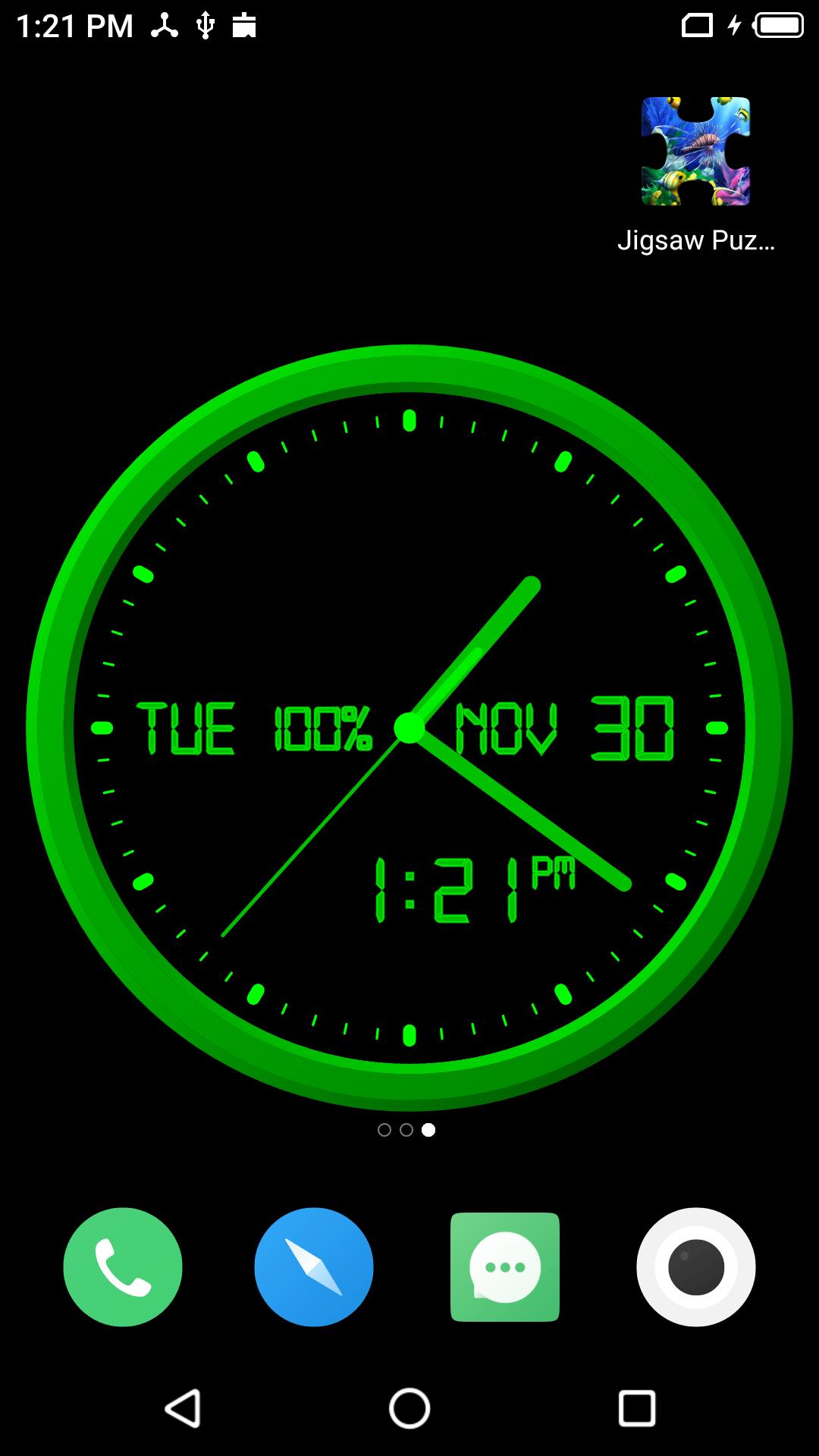 Analog Clock-7 Mobile Captura de tela 2