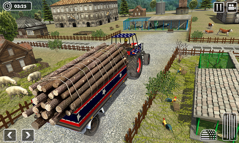 Tractor Trolley Cargo Drive 스크린샷 1