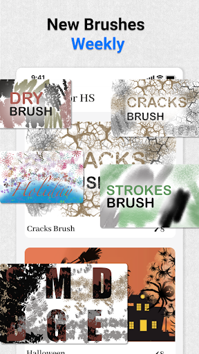 Brushes for HiPaint Schermafbeelding 1