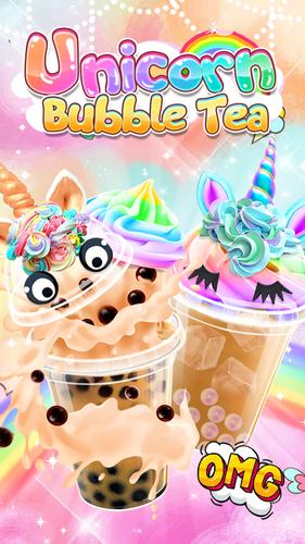 Unicorn Bubble Tea - Icy Drink Скриншот 0