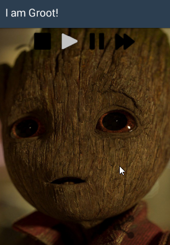 I am Groot Button ภาพหน้าจอ 1