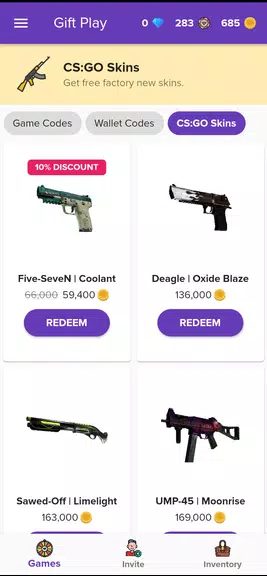Schermata Gift Play - Earn Game Codes 3