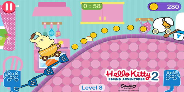 Hello Kitty games - car game স্ক্রিনশট 0
