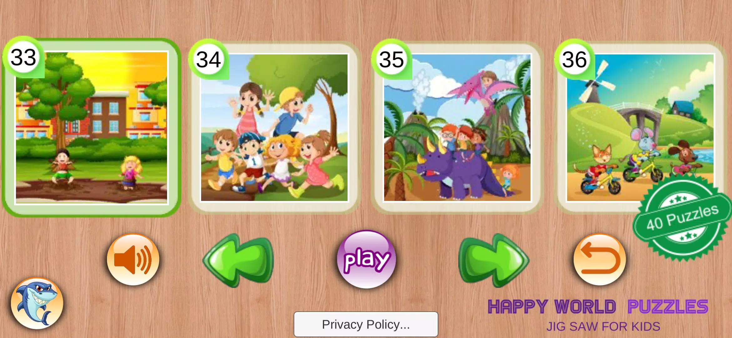 Schermata Happy World Puzzles 2