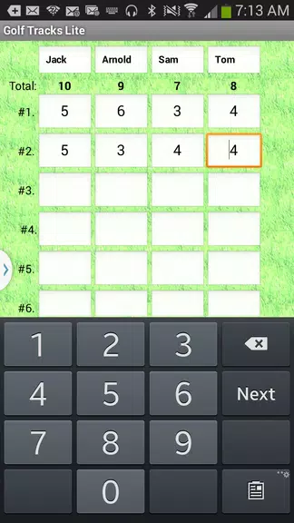 Golf Tracks Lite Screenshot 2