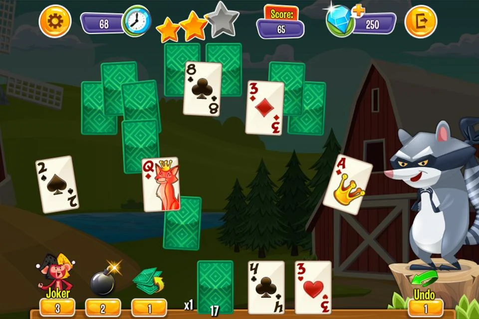 Playful Animal Solitaire Screenshot 2