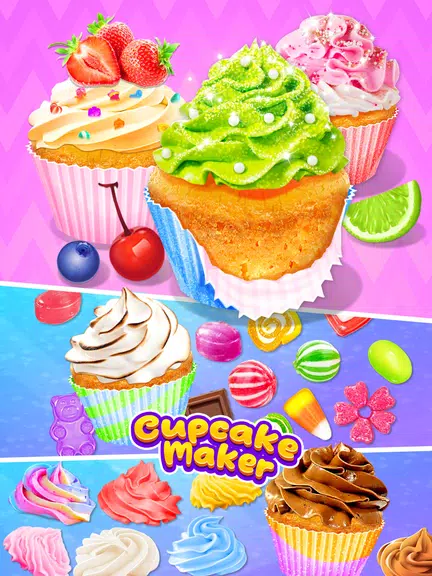 Cupcake Maker: Unicorn Cupcake ภาพหน้าจอ 1