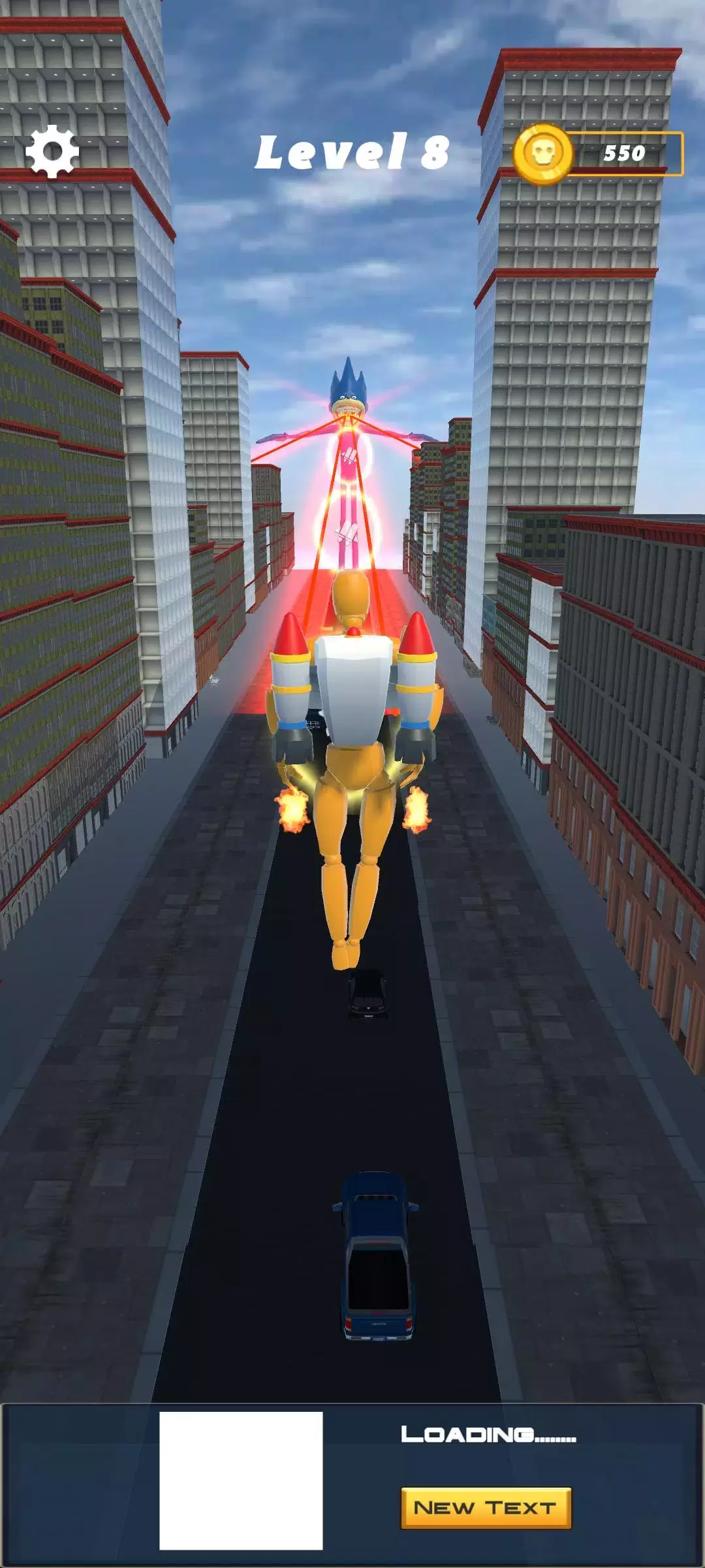 Jetpack Ragdoll: Fly Adventure Zrzut ekranu 1