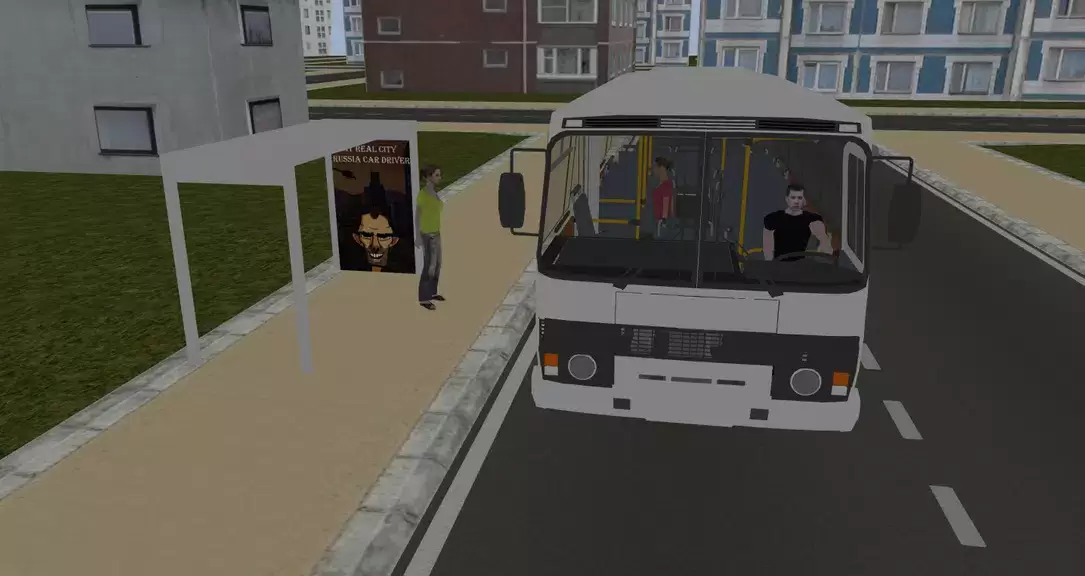 Russian Bus Simulator 3D Ekran Görüntüsü 2