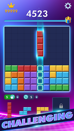 Block Puzzle Games Cube Blast 螢幕截圖 1