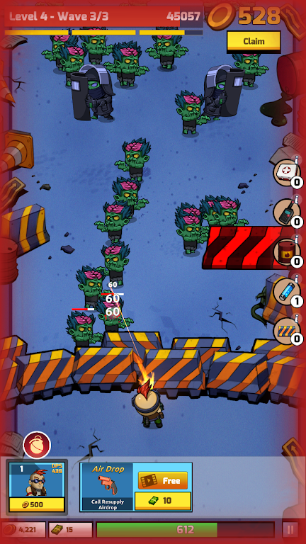 Idle Zombie Defence Tangkapan skrin 2