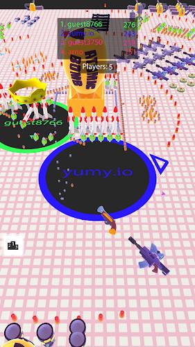 yumy.io - io - hole games Zrzut ekranu 3