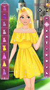 Golden princess dress up game Capture d'écran 1