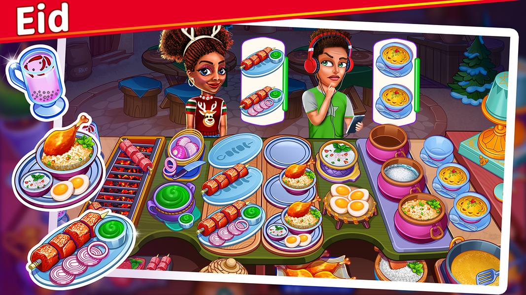 Christmas Food Shop - Cooking Restaurant Chef Game ภาพหน้าจอ 3