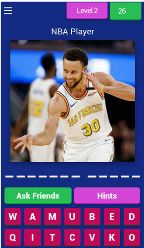 Guess The Basketball Player - NBA Quiz スクリーンショット 1