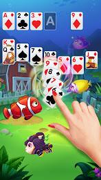 Solitaire Fish Klondike Card Schermafbeelding 2