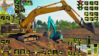 Road Construction Jcb games 3D Schermafbeelding 2