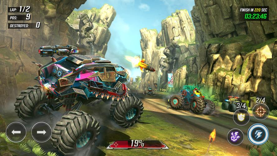 RACE: Rocket Arena Car Extreme Tangkapan skrin 1