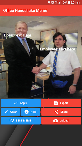Office Handshake Meme Creator Captura de tela 0