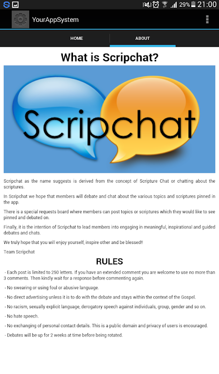 Scripchat Schermafbeelding 3