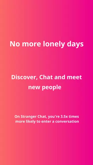 Stranger Chat And Date - Online Random Chat Rooms Captura de pantalla 0