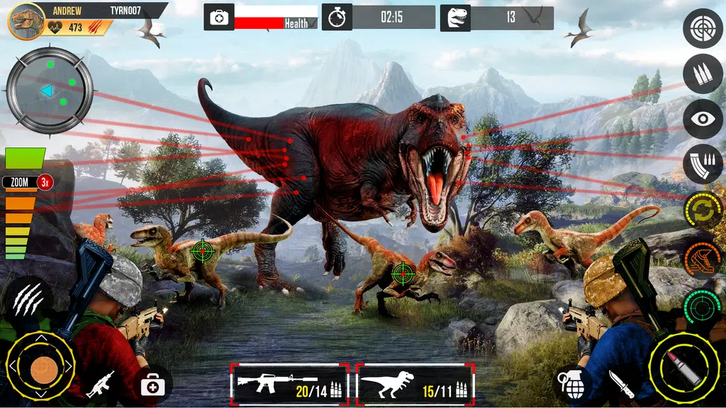 Real Dino Hunting Gun Games 螢幕截圖 2