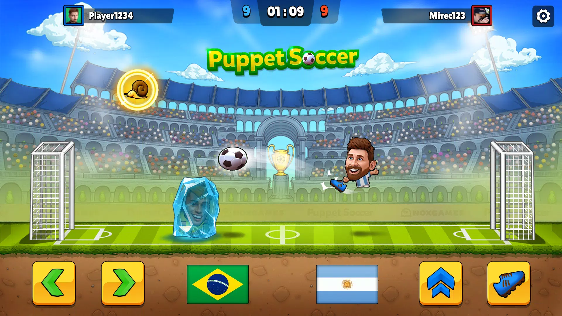 Puppet Soccer - Football Tangkapan skrin 0