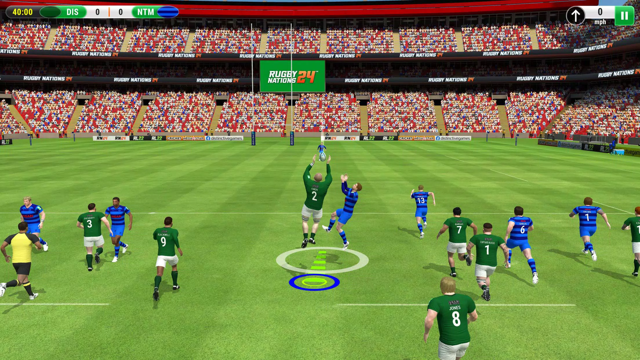 Rugby Nations 24 螢幕截圖 1
