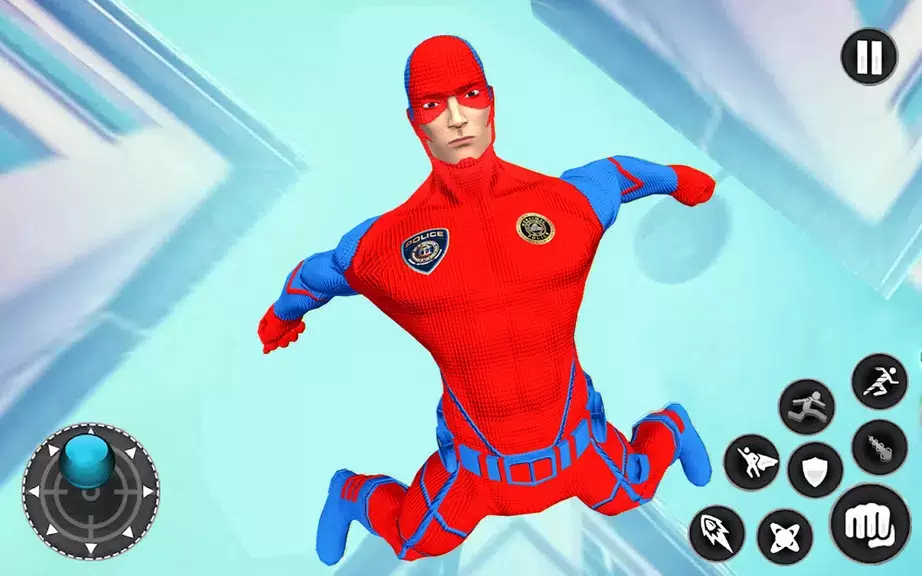 Captain Super Hero Man Game 3D Ảnh chụp màn hình 0