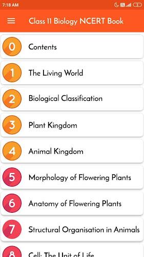 Class 11 Biology NCERT Book Capture d'écran 2