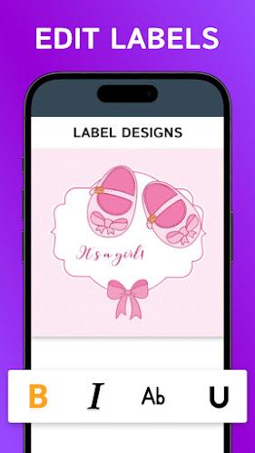 Label Maker : Sticker Design স্ক্রিনশট 3