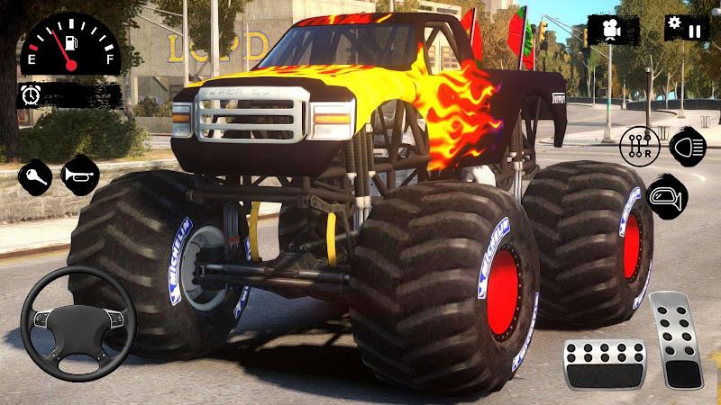 Hillock Monster Truck Driving Captura de pantalla 1