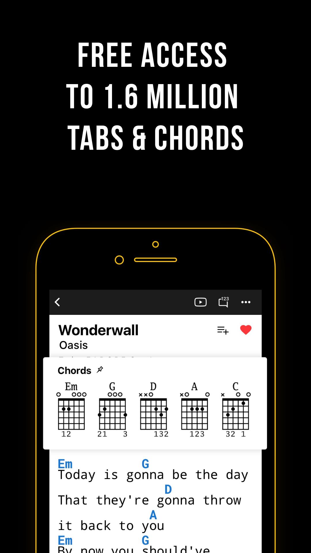 Schermata Ultimate Guitar: Chords & Tabs 1