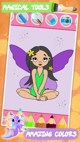 Princess Coloring - Kids Fun ภาพหน้าจอ 2