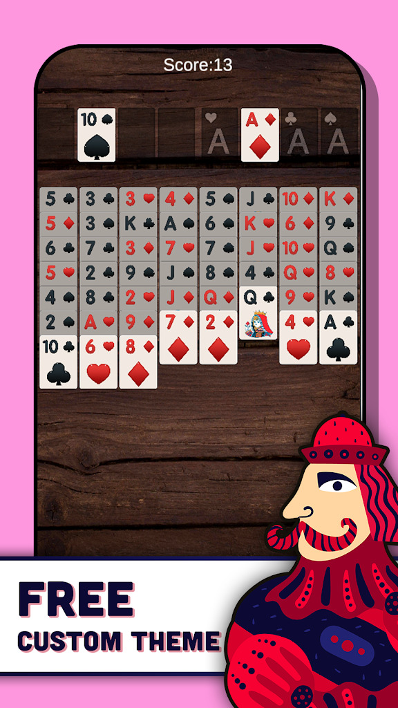 FreeCell Solitaire - Card Screenshot 0