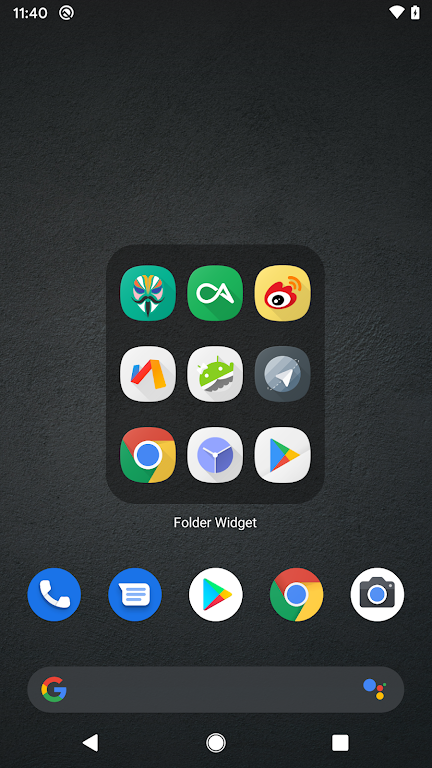 Folder Widget Mod ภาพหน้าจอ 0