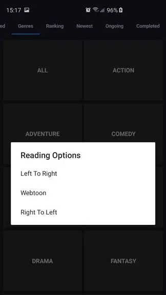 Manga Dark - Read Manga Free ภาพหน้าจอ 1