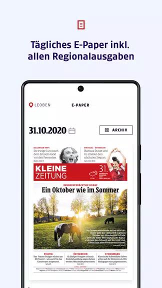 Kleine Zeitung Screenshot 2