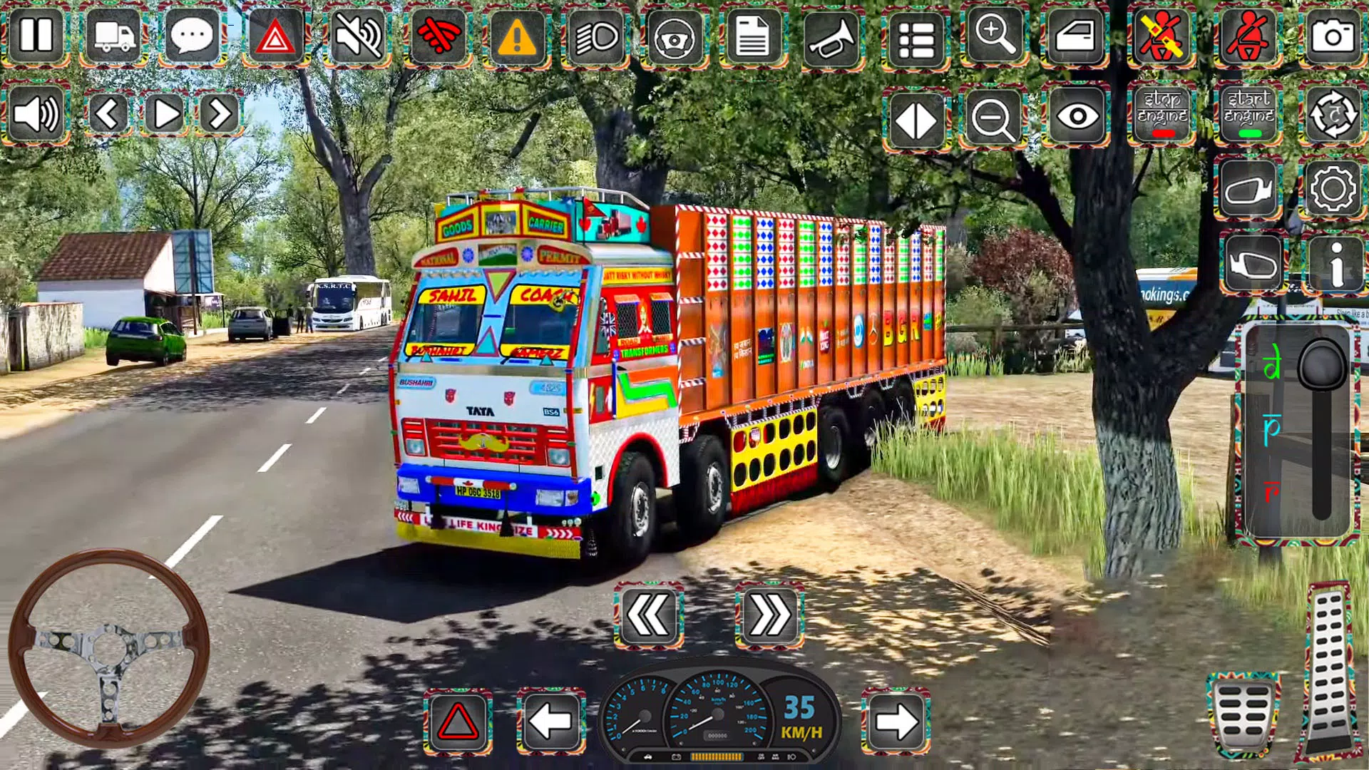 Indian Truck Driver Simulator Schermafbeelding 3