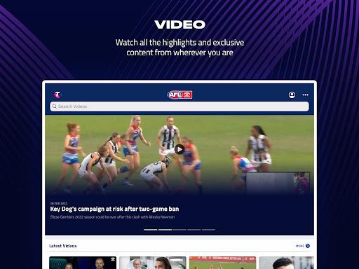 AFL Live Official App Schermafbeelding 2