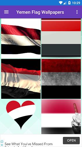 Yemen Flag Wallpaper: Flags, C Schermafbeelding 0