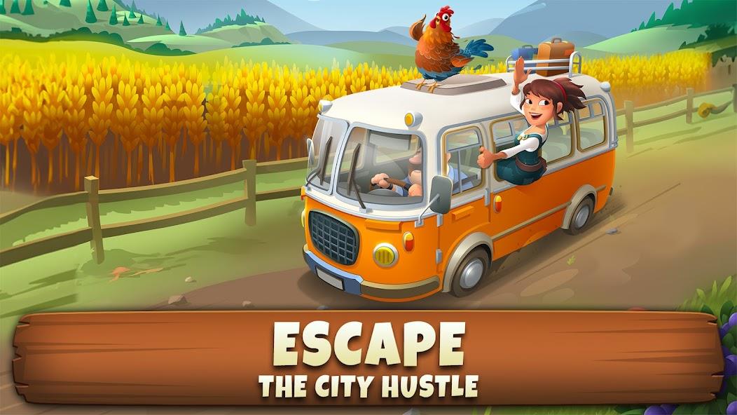 Sunrise Village: Farm Game Mod Zrzut ekranu 0